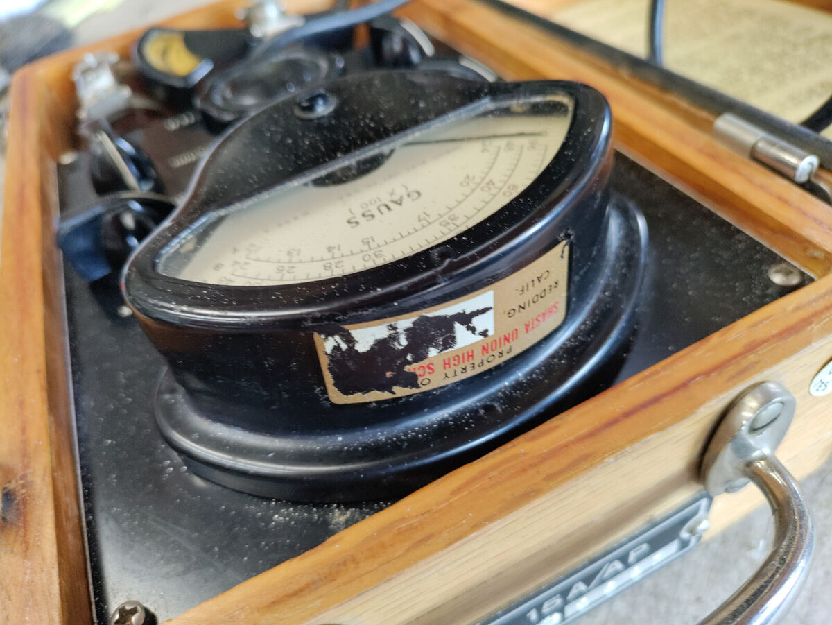 Vintage US Navy WWII Marion TS 15A/AP Flux Meter Gauss Meter Vintage US Navy WWII Marion TS 15A/AP Flux Meter Gauss Meter