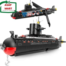 Finger Rock Nuclear Submarine Building Set, WW2 Historical Military Series Subma