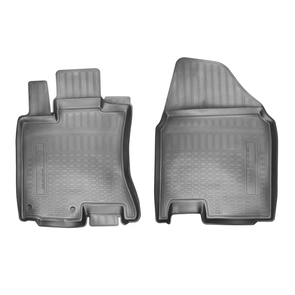 3D Gummi Fussmatten vorne passend für NISSAN Qashqai J10 | 2006-2013 | passgenau - Bild 1 von 1