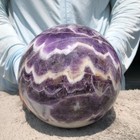 11.3LB Natural Dreamy Amethyst Quartz sphere Crystal ball Mineral specimen — photo 4