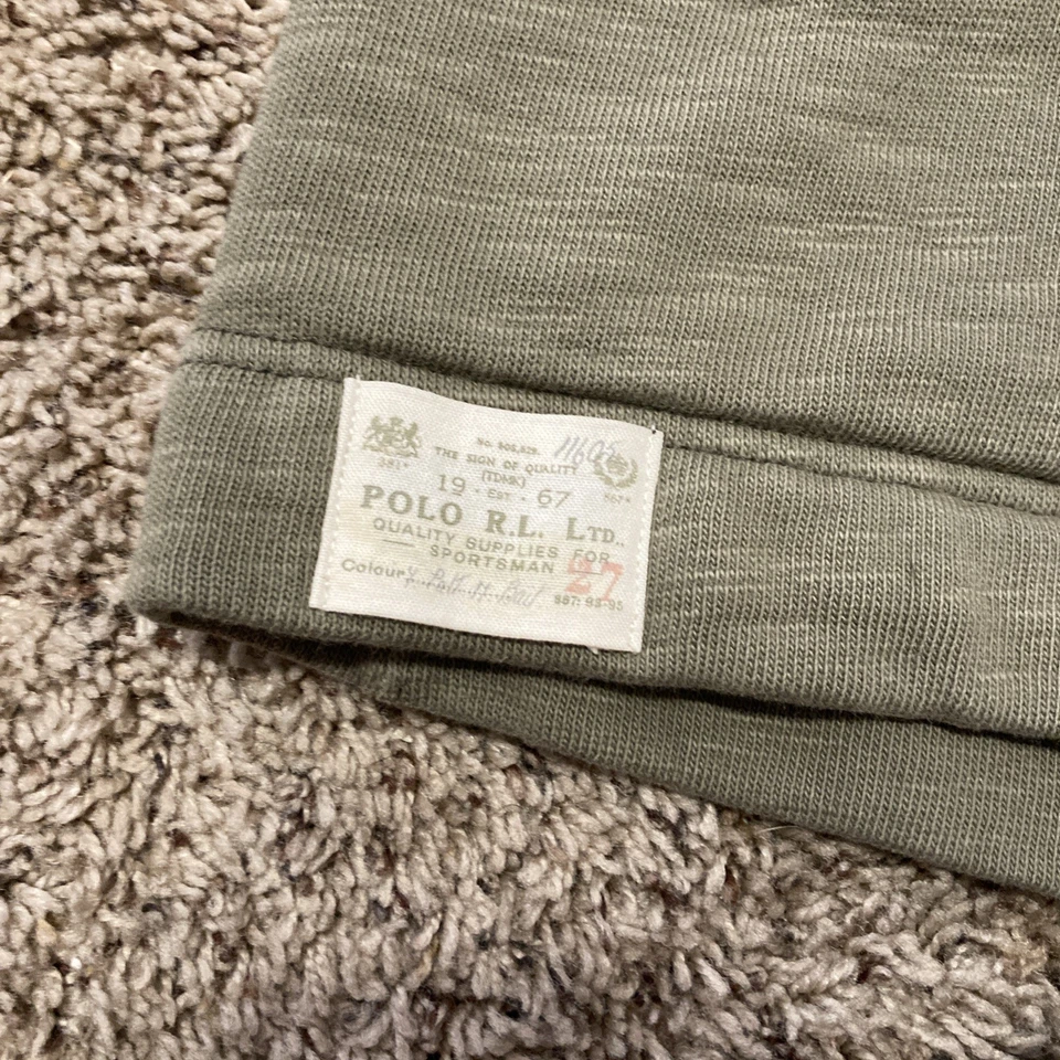 Polo Ralph Lauren Thermal Green Cardigan/sweater Men’s Size Medium - Image 3 of 4