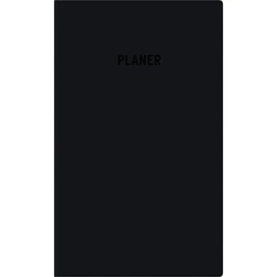 NEUMANN VERLAGE GMBH & CO Zettler Taschenplaner 2026 9,5x16cm 64 Seiten schwarz Bürokalender Notizheft...