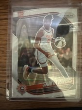 2025 Panini Prizm WNBA Saniya Rivers RC White Seismic Wave Prizm #131 Rookie 