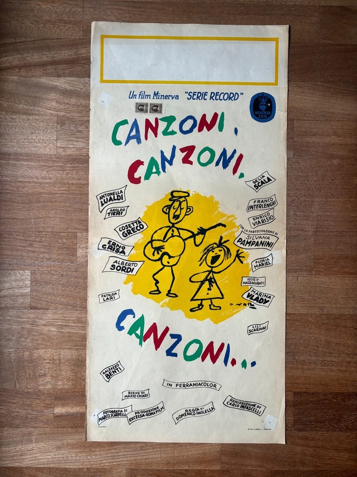 Locandina di Canzoni, canzoni, canzoni (1953)