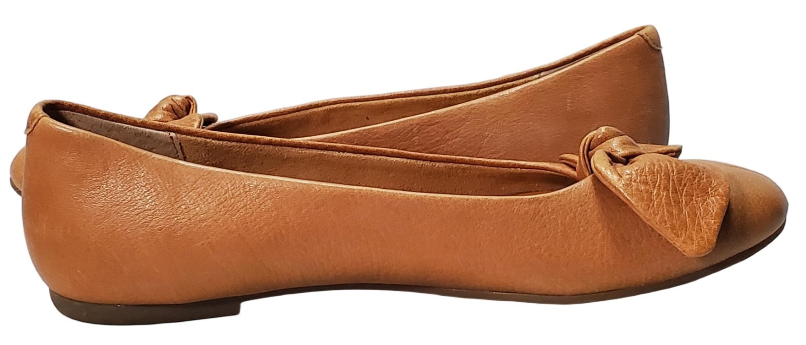 Born Handcrafted Footwear Woman’s Flat Shoes Brown Leather Size 7 M