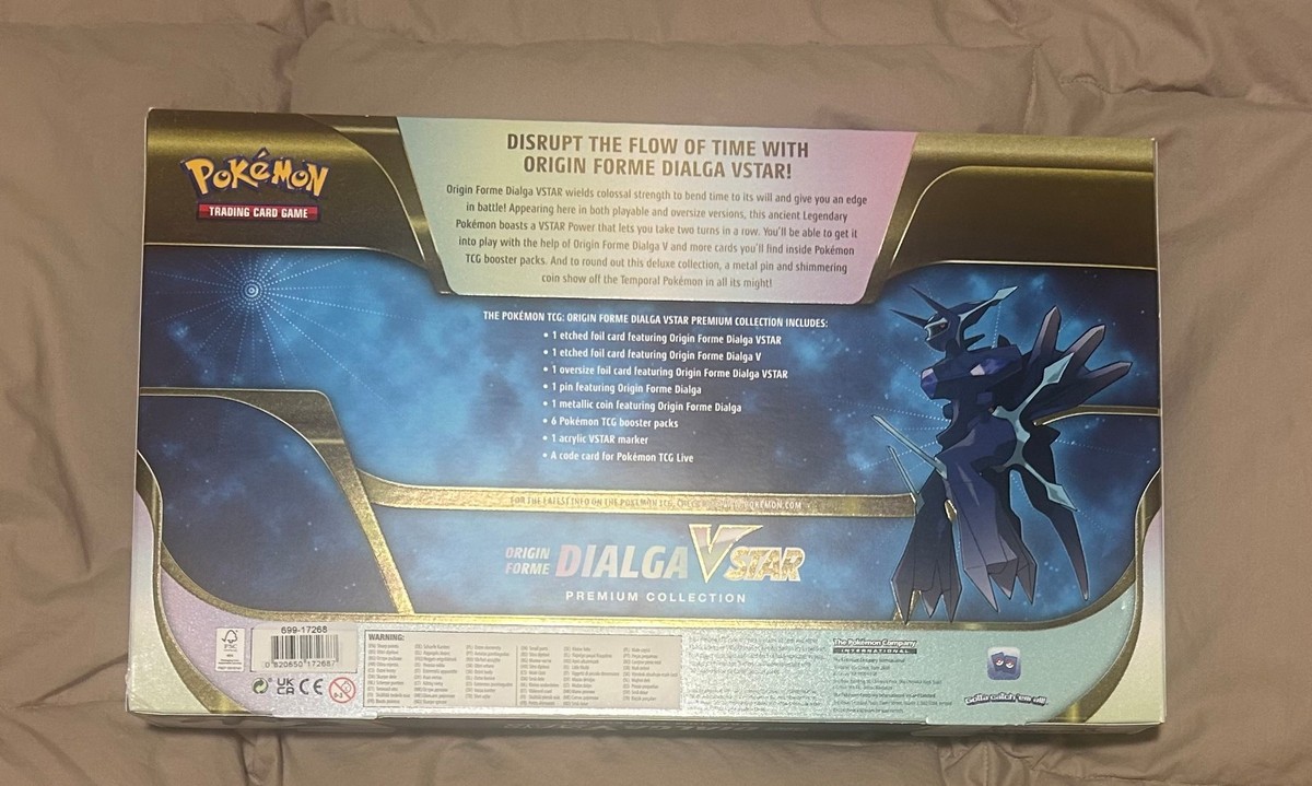 New Sealed Pokemon Origin Forme Dialga VStar Premium Collection Box