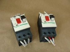 LOT OF 2 SCHNEIDER MOTOR CIRCUIT BREAKERS GV2ME14 6-10A 690V