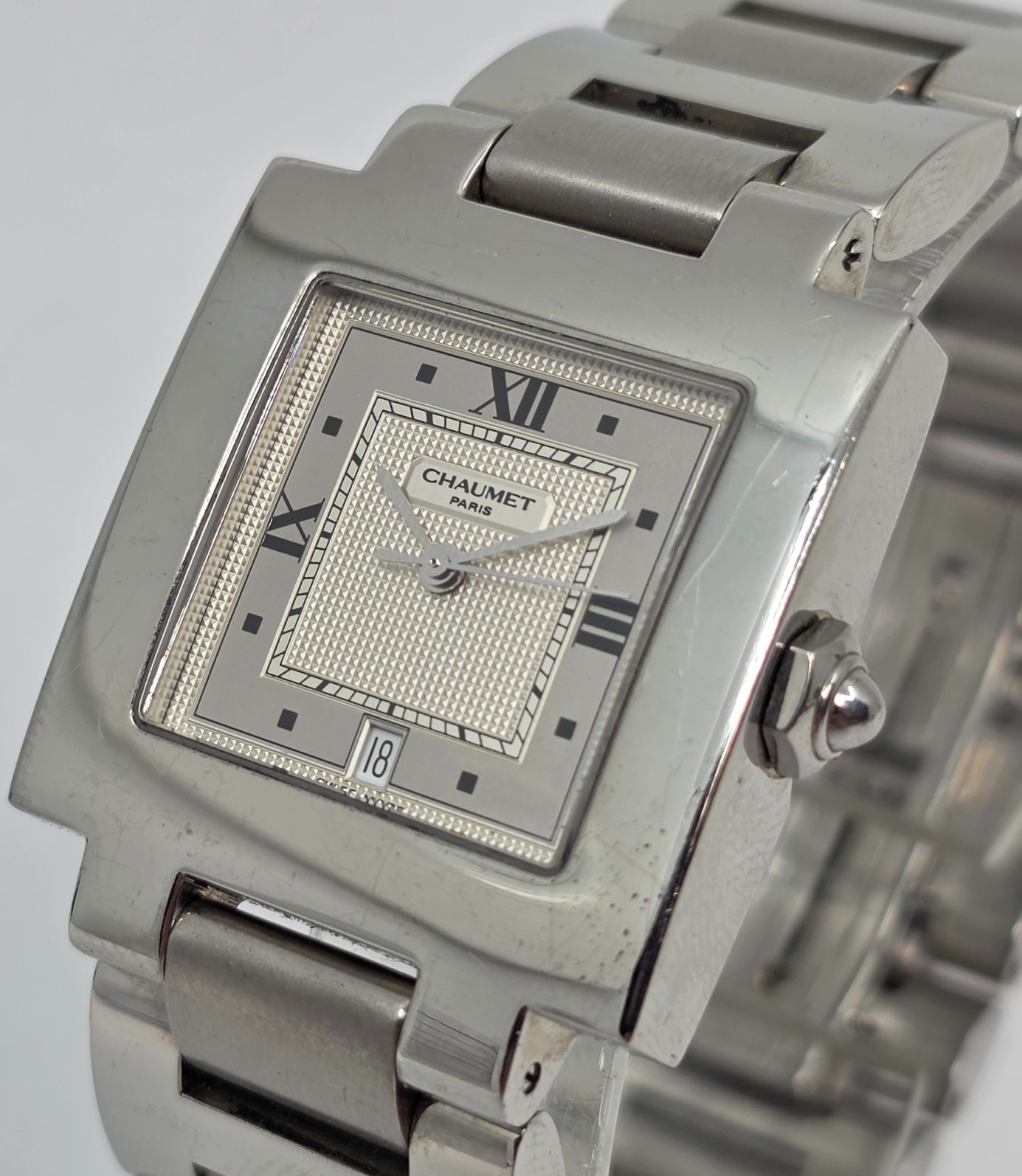 Chaumet Automatic Paris Square Date Stainless Ste… - image 1
