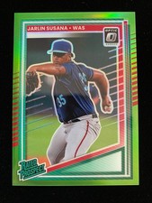 2025 Panini Donruss Optic JARLIN SUSANA Rookie #140 LIME GREEN PRIZM #/149 RC SP