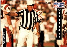 1991 Pat Haggerty 40 Referee 361 National Football League Sports Trading Card