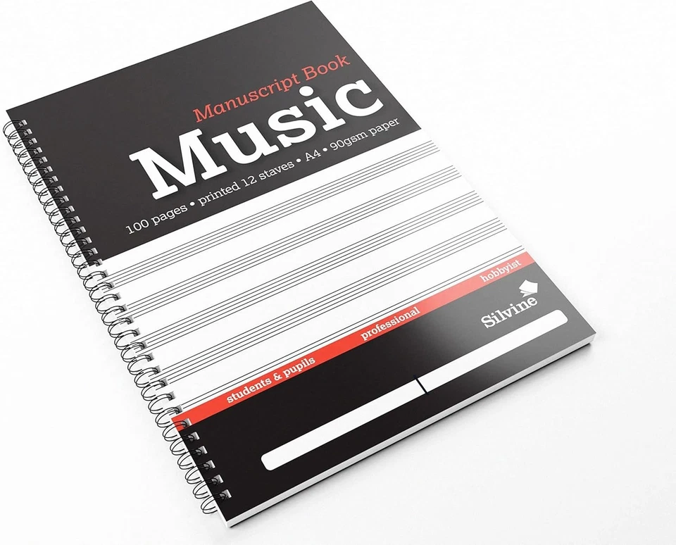 Versatile A4 Music Manuscript with 100 Pages - Ideal for Composition & Learning - Image 3 of 4