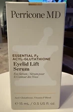 Perricone MD Essential FX Acyl-glutathione Eyelid Lift Serum - 0.5oz New In Box