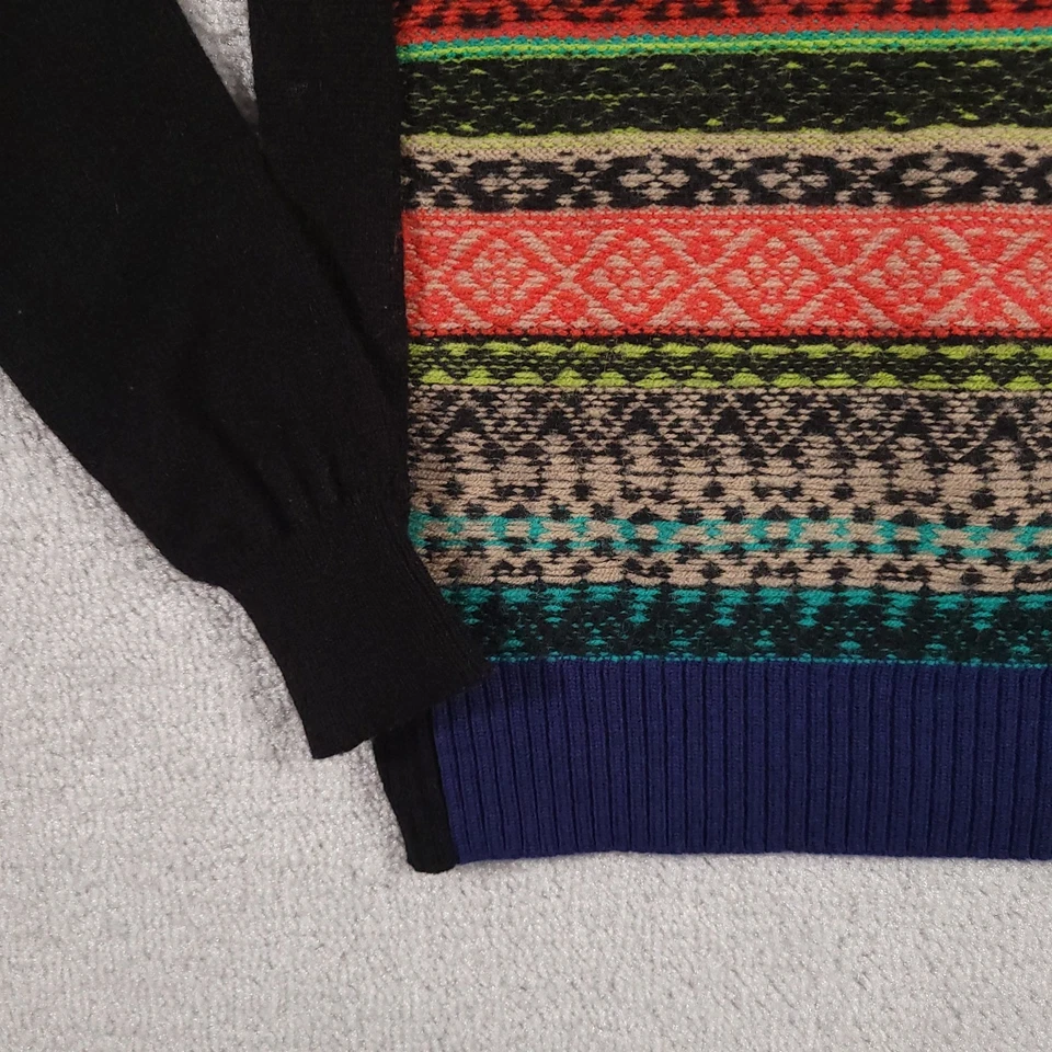 Suéter contemporáneo Forever 21 para mujer pequeño estampado azteca mezcla de lana suéter Foto 4 de 4