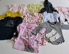 Lot of 11 Baby Toddler Clothes Mixed Random Sizes, Brands, Pieces