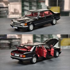 NOREV 1/18 Mercedes Benz 560 SEL 1991 W126 Black Diecast Car Model 183788