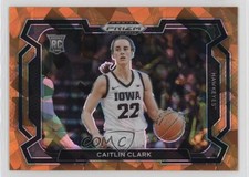 2024-25 Panini Prizm Draft Picks Orange Ice Variations Caitlin Clark #57 k4s