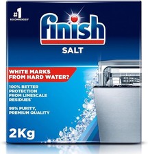 Finish, Dishwasher Salt, 2kg, Prevents Limescale and White Residue, Effective Ag 2.94 per kilo