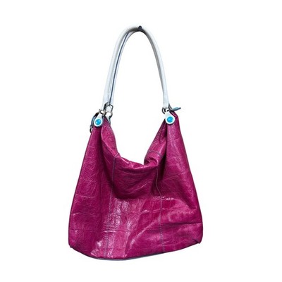 Gabs Italy Leather Pink Leather Satchel Shoulder Bag Designer Floral