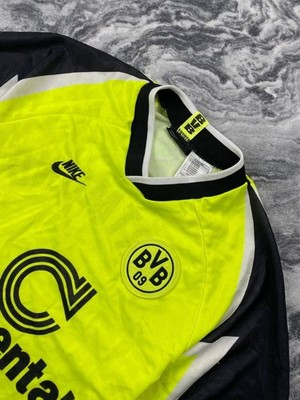 Nike Borussia Dortmund 1995 1996 Home Shirt Soccer Jersey Men Size