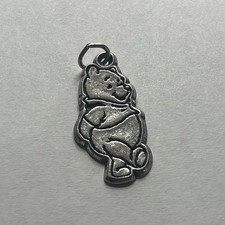 Vintage Sterling Silver Winnie the Pooh Disney charm, 925 vdts