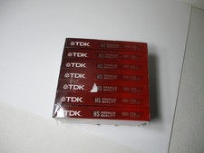 Lot of 7 TDK T-120 Premium Quality HS 6 Hour VHS Tape Blank New Factory Sealed