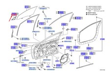 Porte avant et accessoires Toyota CAMRY