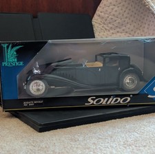Solido Bugatti Royale Ref. 8001 Prestige Black Beige Diecast Metal Car