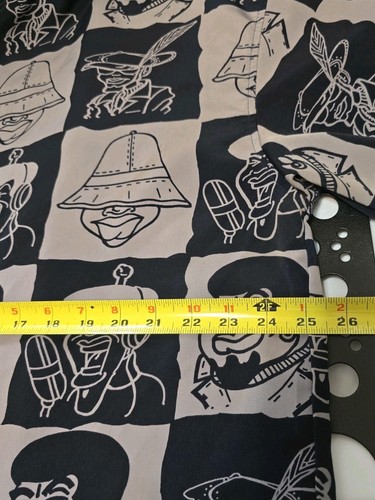 RARE Platinum By Notice Men's Shirt XL Fat Albert Rap Hip Hop FUBU Gray/Black - Picture 9 of 9