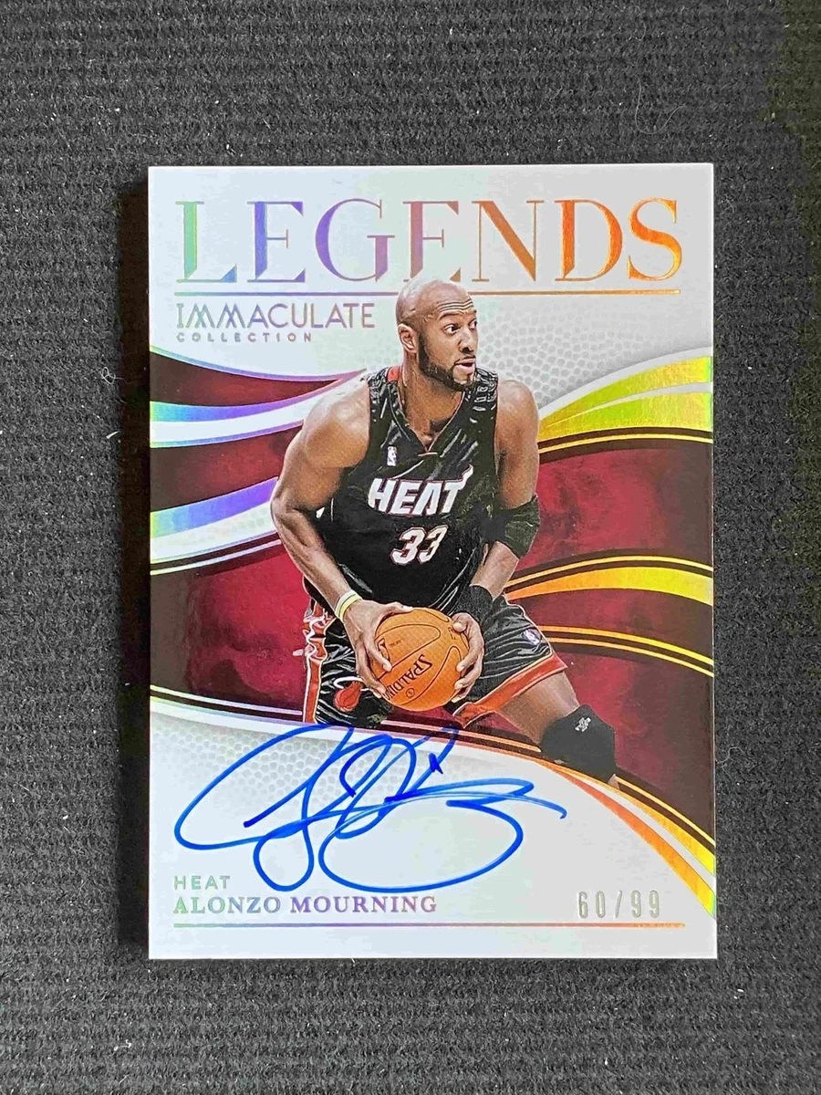 Alonzo Mourning Basketball Autographed Sports Trading Cards