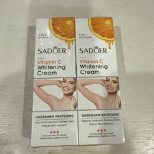 2x Sadoer Vitamin C 3 IN 1 Whitening Cream 50g each 05/2028+
