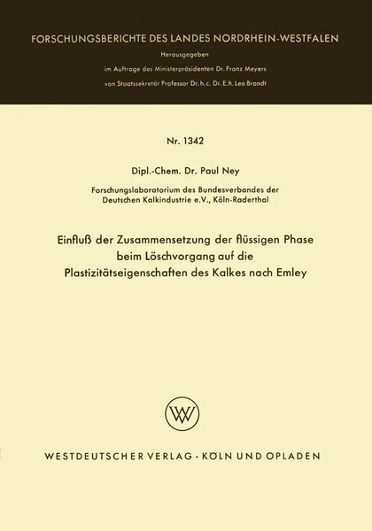 Einfluß Der Zusammensetzung Der FlüSsigen Phase Beim LöSchvorgang Auf Die...-image