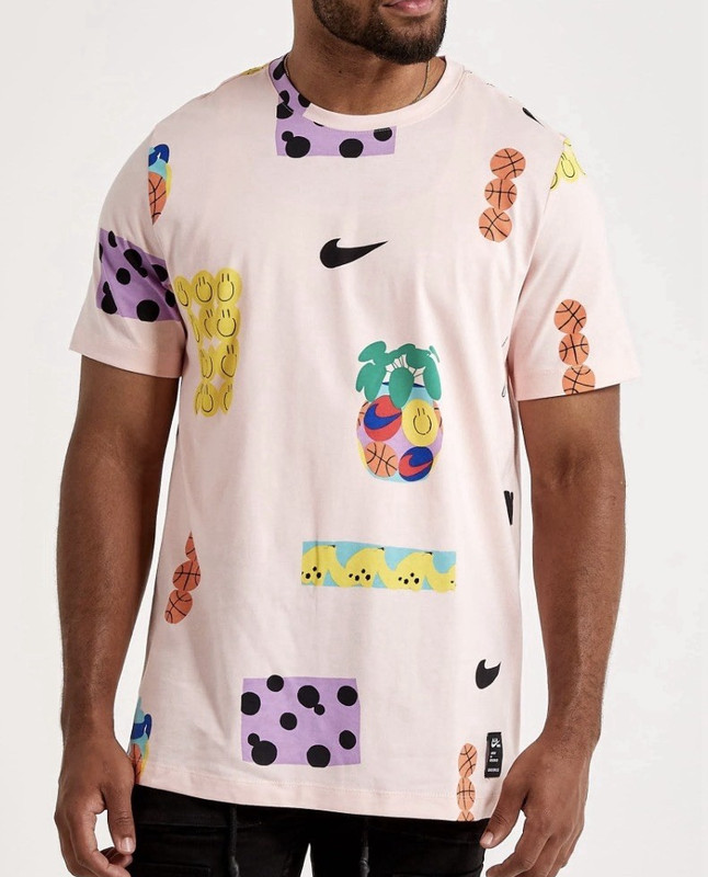 Nike Sportswear Artist Collection T-Shirt Pink Oxford DQ1014-610 Men’s S