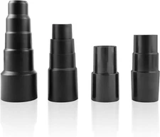 "4-Pcs Vacuum Hose Adapter Kit – Reducer Connectors for Wet Dry Shop Vac, 25-42m