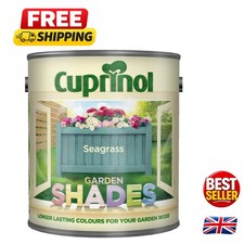 1L Seagrass Wood Stain with Brush - Perfect for Outdoor Furniture and Decks