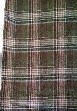 Brown Green Rust Cream Plaid Mid-weight Wool ...