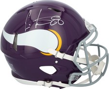Cris Carter Vikings Signed Riddell 1961-1979 Throwback Speed Authentic Helmet