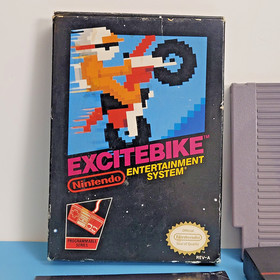 Nintendo NES Excitebike Complete CIB Tested