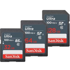 Sandisk Ultra SDXC UHS I Memory Card 100 MBs