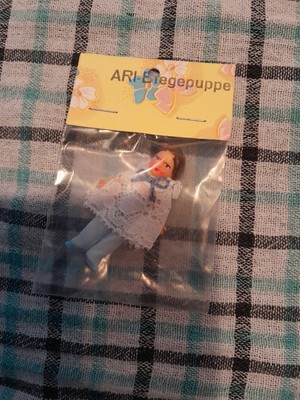Original DDR Ari Puppe Biegepuppe. Baby. Junge. Vintage. 6 cm. OVP 