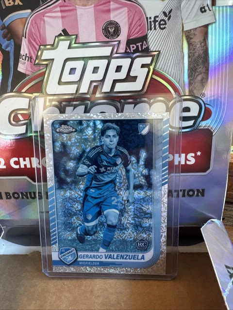 Mls Topps Chrome Frozenfractor -2/0 Gerardo Valenzuela FC Cincinnati