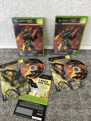 Lot Of 2 Halo 2 English & Spanish (Xbox, 2004) CIB W/Manual Complete RARE