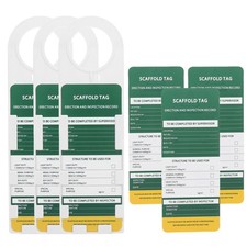 Inspection Tag Inserts Scaffold Status Indicators Fire Extinguisher Record Tags
