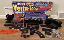 AFX Tomy Verta Loop Slot Car Track Near Complete W/ Super G Plus Cars HO Scale