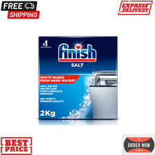 Finish Dishwasher Salt | Salt for Dishwashers and Water Softeners, 2Kg Box. 2.99 per kilo
