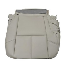 2nd Row Passenger Bottom Leather Seat Cover Gray For 07-14 Chevy Suburban
