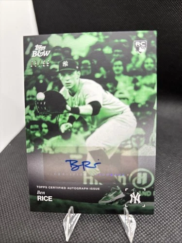 Ben Rice 2025 Topps Black & White Ben Rice #019A Green