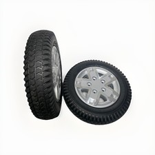 3.00-8 Drive Wheels and Tires for Quantum Power Wheelchair Q6 Edge Black