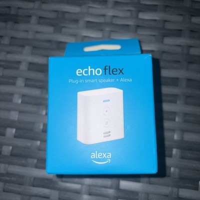 AMAZON Echo Flex Plug-in Smart Lautsprecher mit Alexa - Brandneu Versiegelt