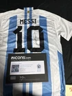 Lionel Messi Signed Argentina #10 2022-23 Soccer Jersey Icons.com COA