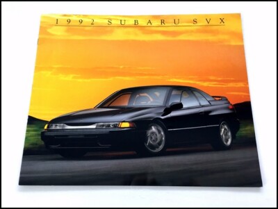 1992 Subaru SVX 20-page Original Car Sales Brochure Catalog | eBay